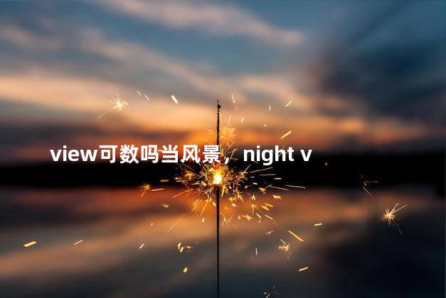 view可数吗当风景，night view可数吗